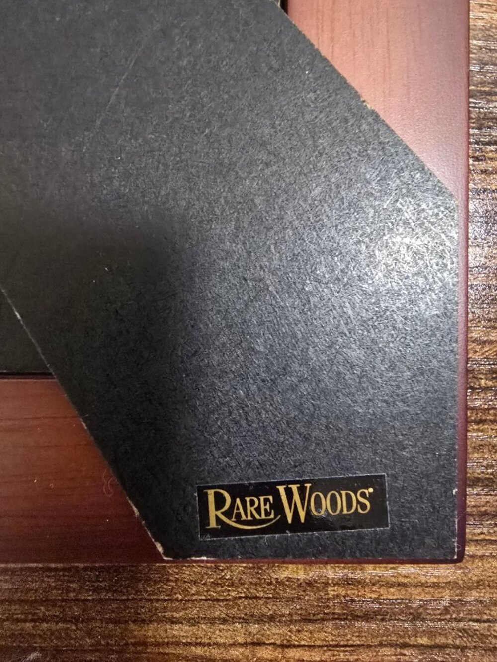 Rare Woods Cherry Wood 5x7 Picture Frame With Ribbed Edges - Picture 8 of 12